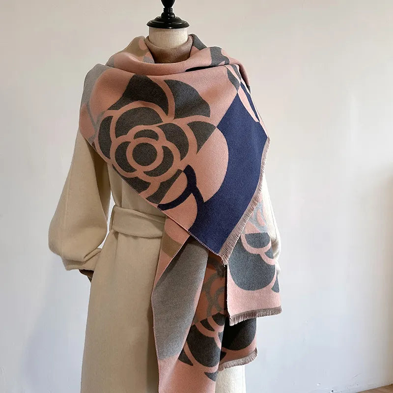 Kim Reversible Scarf | Trendy & Comfortable-Pink-State of Style