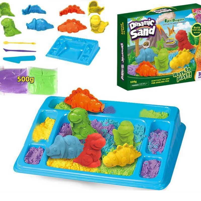 Kinetic Sand Playset - CreativeSand-Dinosaurs-State of Style