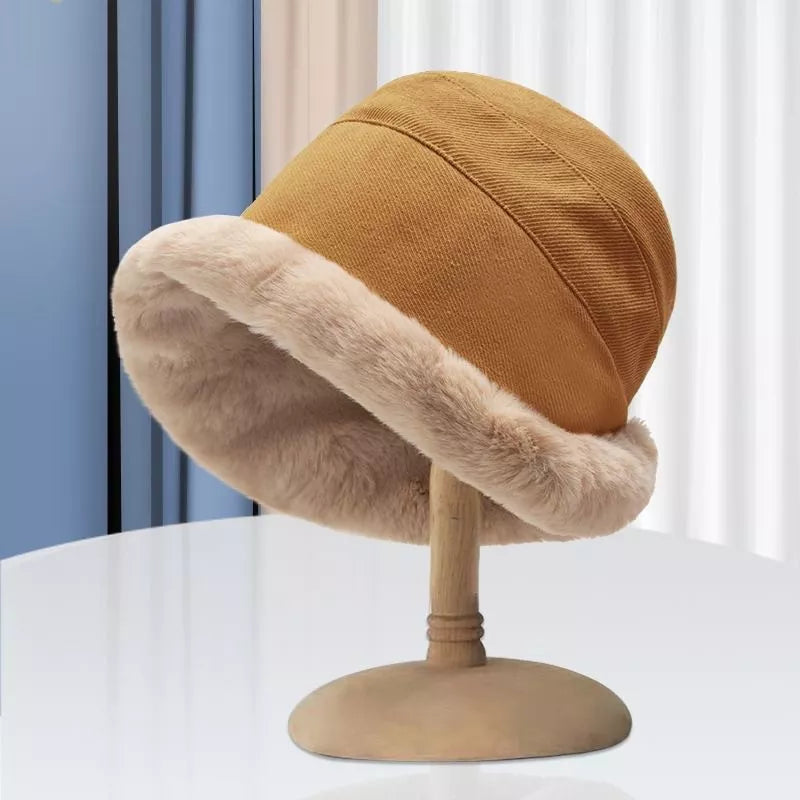 Klara Winter Bucket Hat | Classic & Stylish-Camel-State of Style