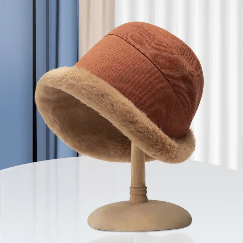 Klara Winter Bucket Hat | Classic & Stylish-Caramel-State of Style