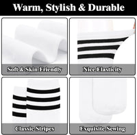 Knee High Socks - Lilac-3 pairs black-State of Style