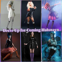 Knee High Socks - Lilac-3 pairs black-State of Style