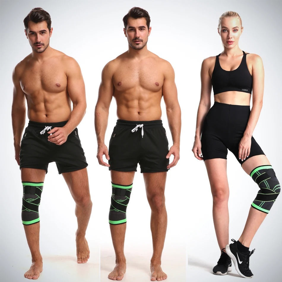 Knee Sleeves for Pain Relief and Stability - FlexiSupport-Green-S-State of Style