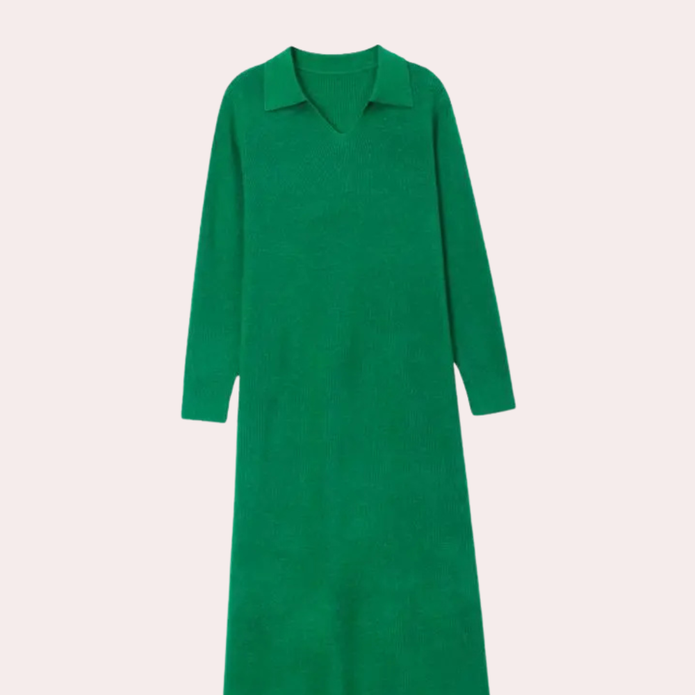 Knit Midi Dress - Mirelle-Apricot-State of Style