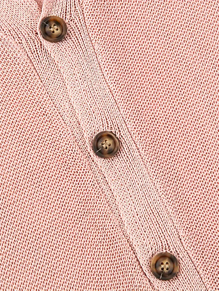 KNITTED BUTTONED SHIRT | COSY & STYLISH-Black-Triple extra large-State of Style