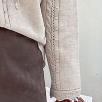 Knitted Flower Sweater for Women - Emma-State of Style