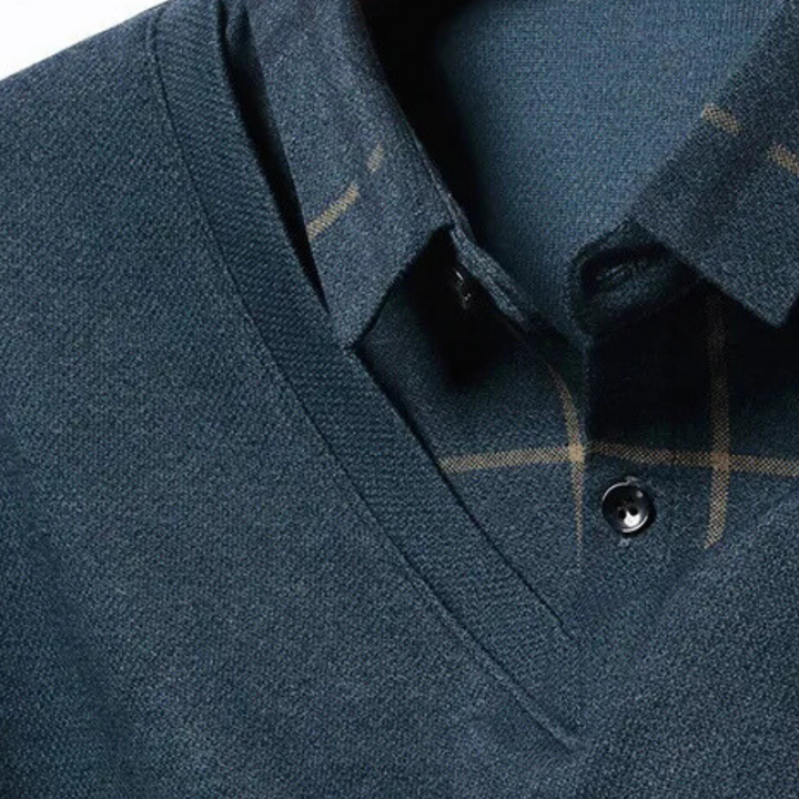 Knitted Men's Jumper with Print - Noah-S-State of Style