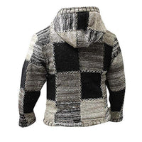 Knitted Patchwork Vest for Men - Luca-Black-S-State of Style