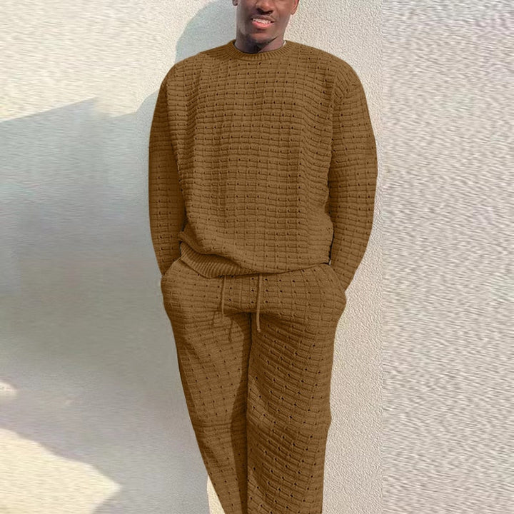 Knitted Summer Jumper for Men – Dax-Brown-S-State of Style