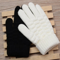 Knitted Touchscreen Gloves for Women - Amara-Black-State of Style