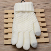 Knitted Touchscreen Gloves for Women - Amara-Black-State of Style