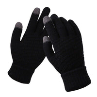 Knitted Touchscreen Gloves for Women - Amara-Black-State of Style