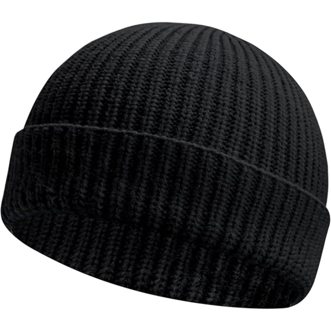 Knitted Winter Beanie - Robin-Black-State of Style