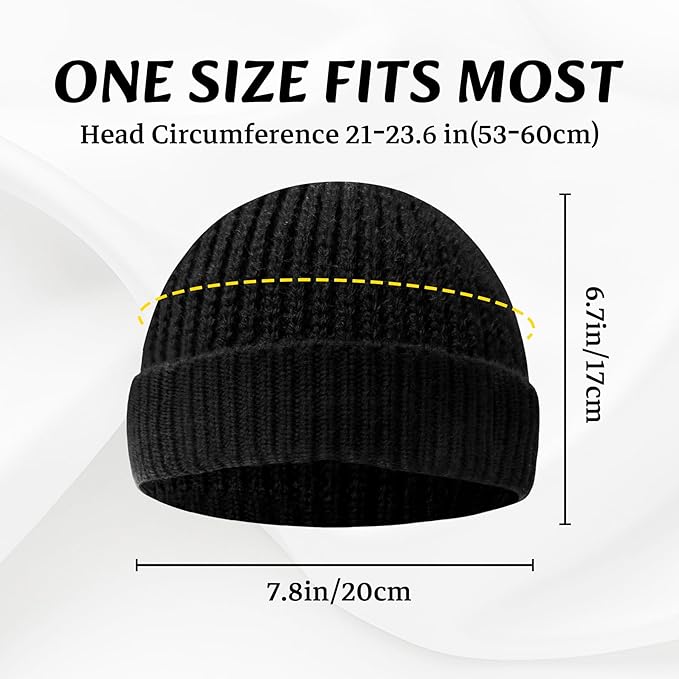 Knitted Winter Beanie - Robin-Black-State of Style