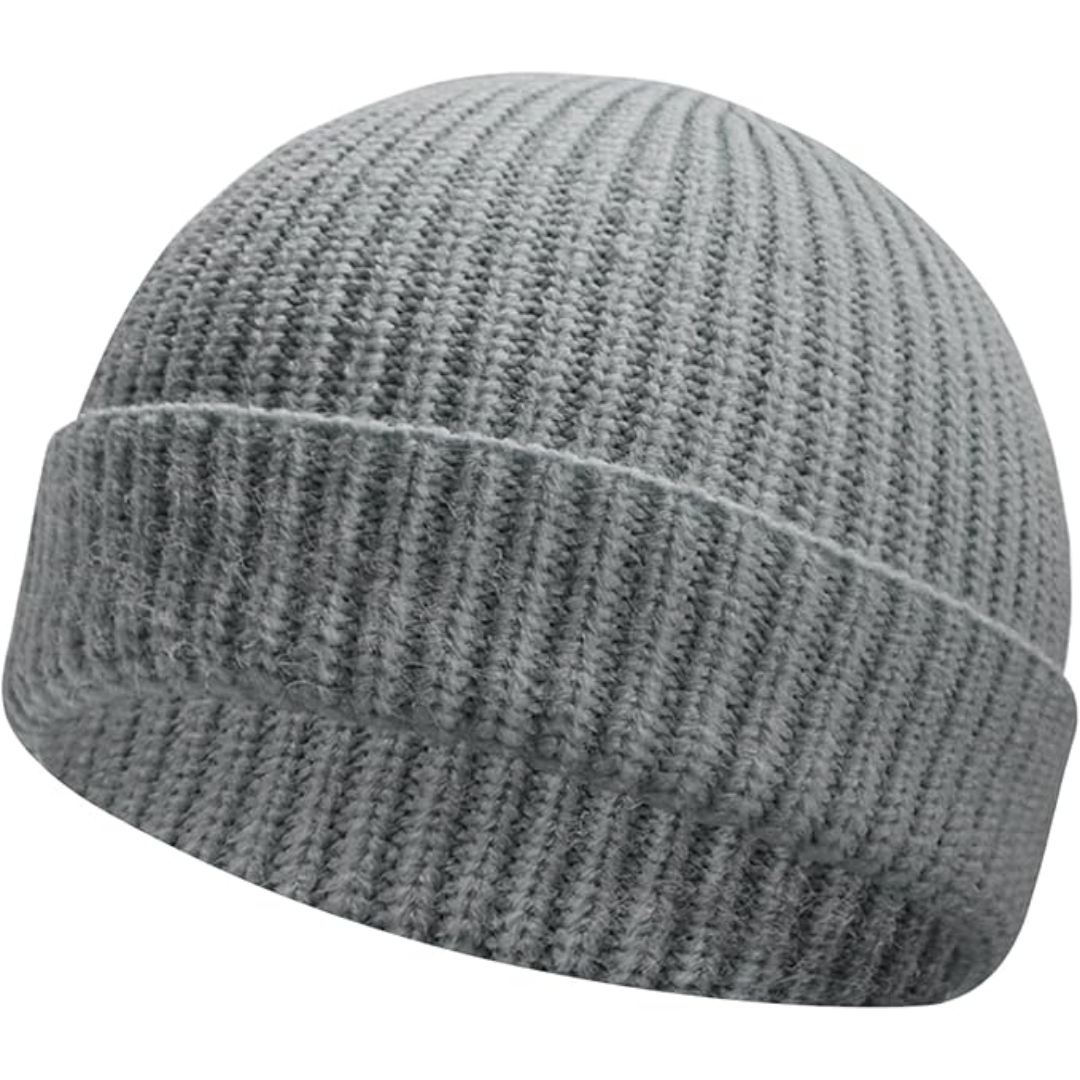 Knitted Winter Beanie - Robin-Grey-State of Style