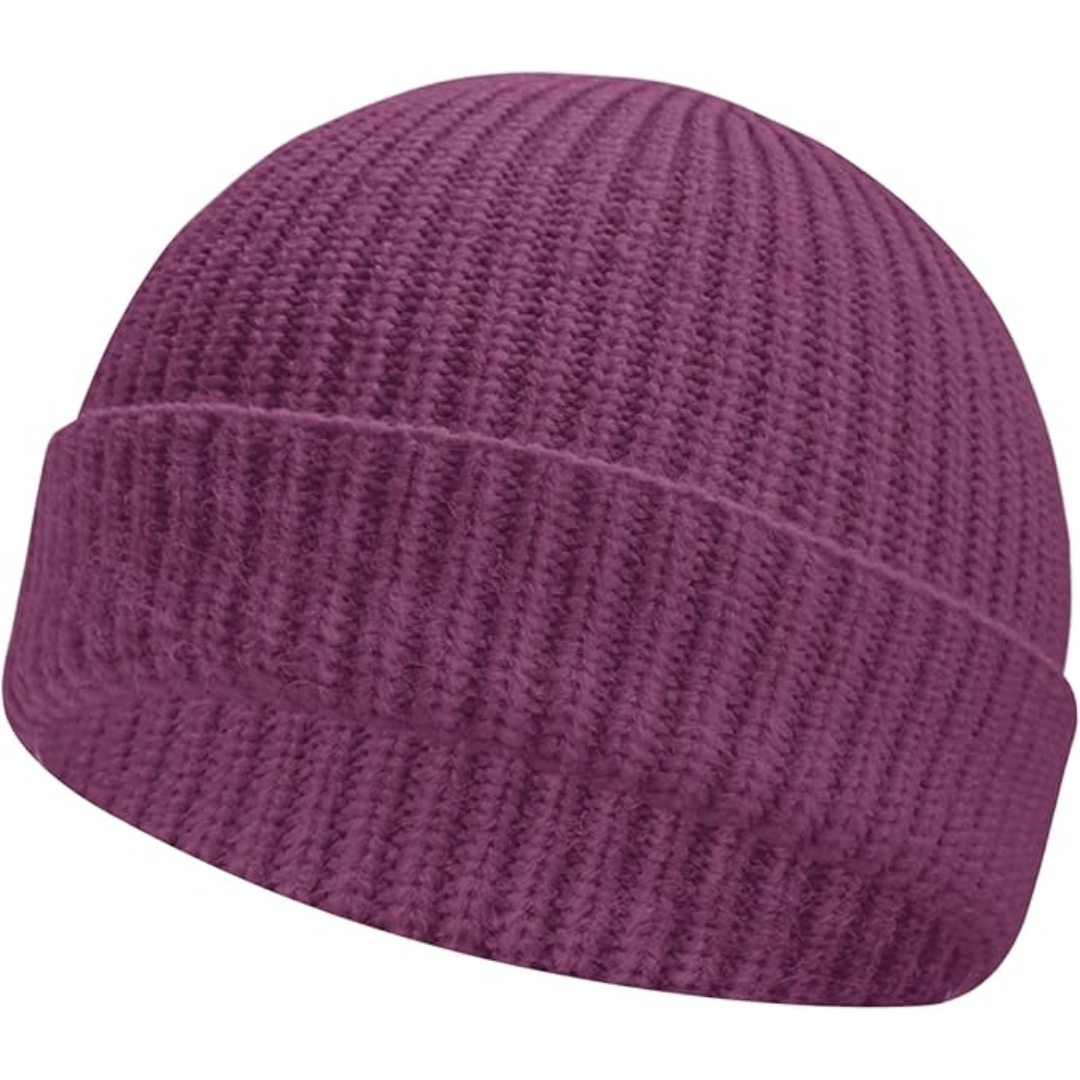 Knitted Winter Beanie - Robin-Purple-State of Style
