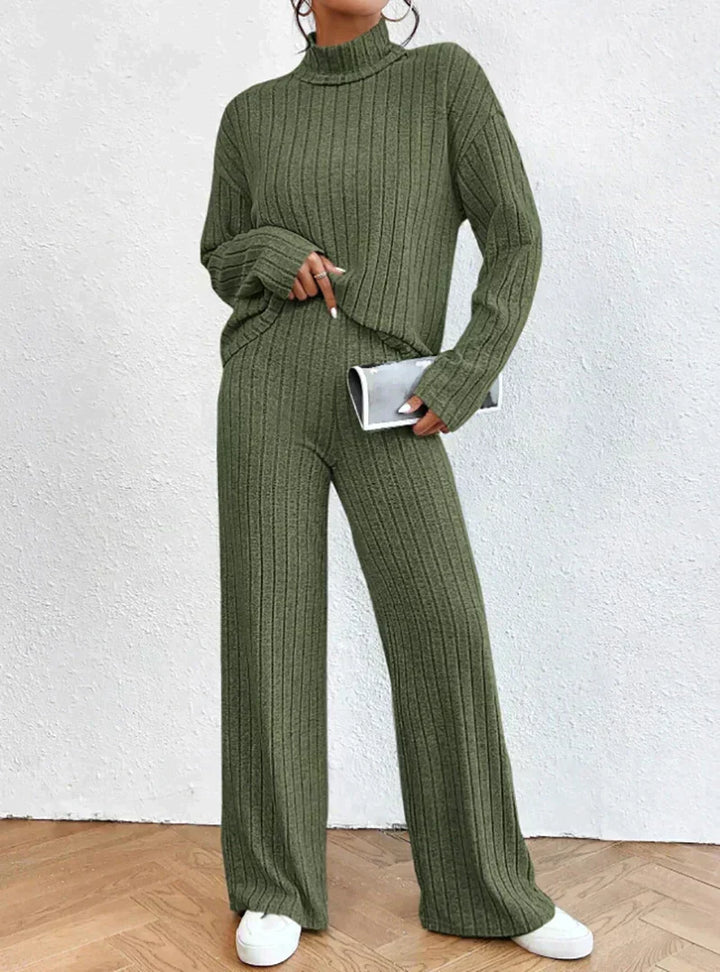 Knitted Women's Outfit - Emma-Green-S-State of Style