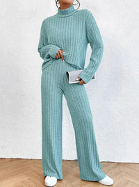 Knitted Women's Outfit - Emma-Sky Blue-S-State of Style