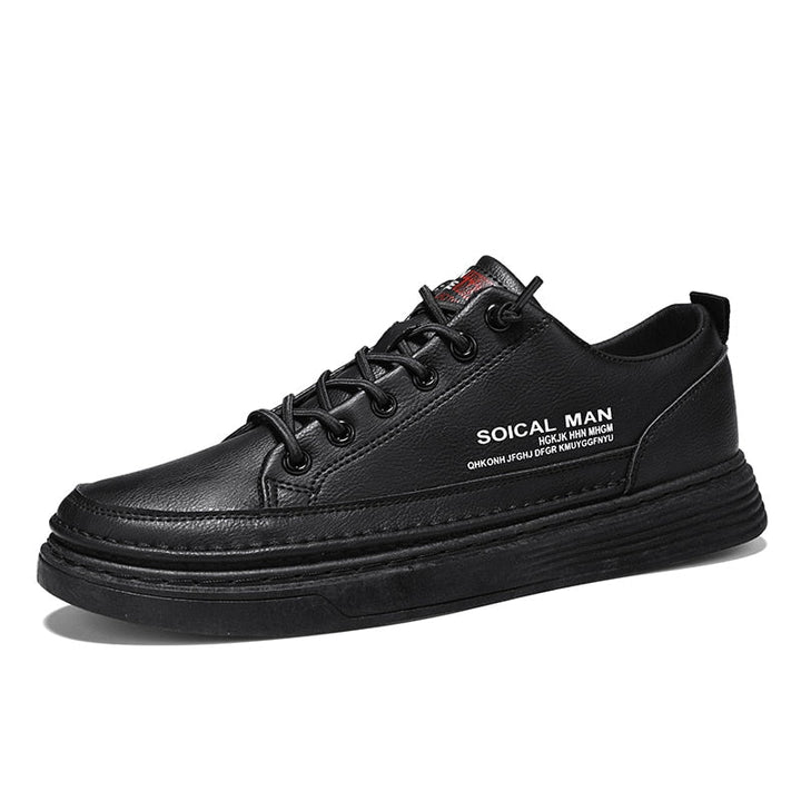 KobusSneaks | White Sole Sneakers | Trendy & Versatile Footwear-Black-8.0-State of Style