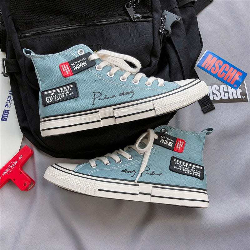 KoSneaks | Modern High-Top Shoe | Trendy & Comfortable Footwear-Blue-4.5-State of Style