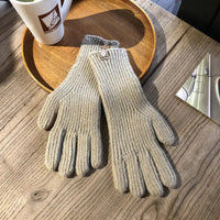 Kris Knitted Gloves | Warm, Stylish & Touchscreen-Friendly-Khaki-State of Style