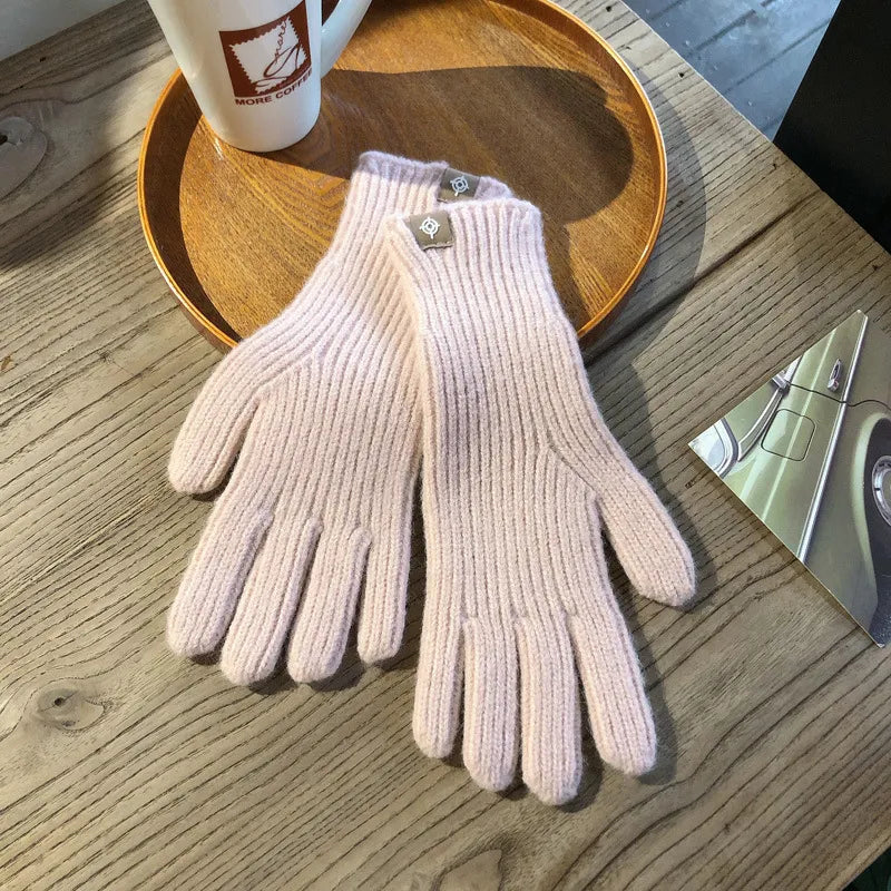 Kris Knitted Gloves | Warm, Stylish & Touchscreen-Friendly-Pink-State of Style