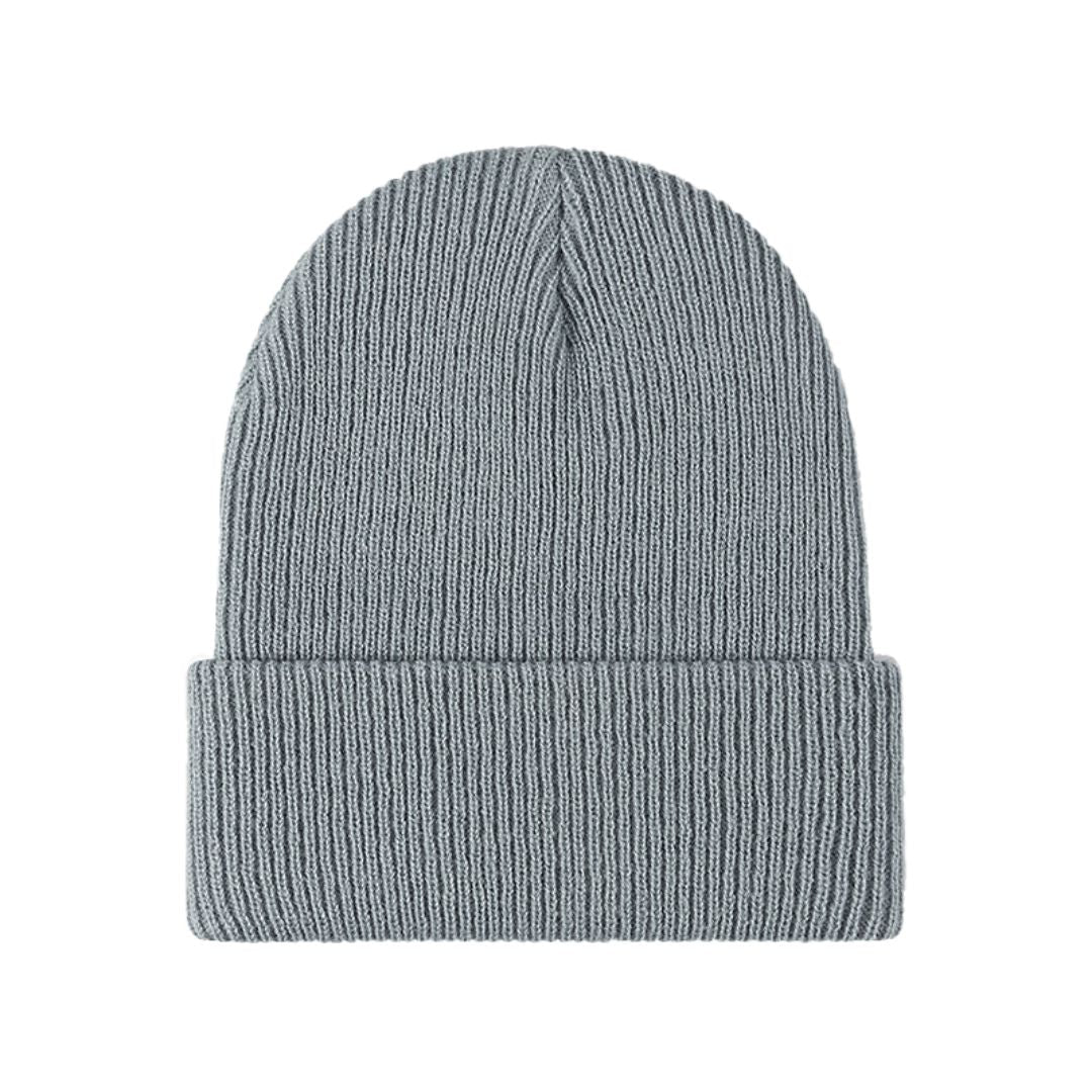 Kristina Knitted Beanie | Versatile & Warm-Grey-State of Style