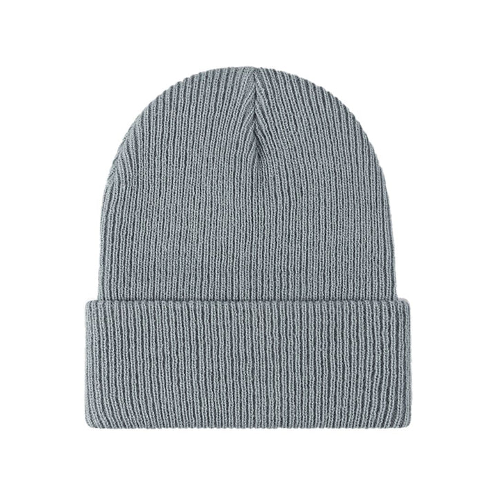 Kristina Knitted Beanie | Versatile & Warm-Grey-State of Style