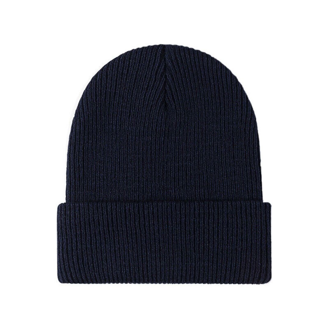 Kristina Knitted Beanie | Versatile & Warm-Navy Blue-State of Style