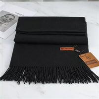 Krystal Cashmere Scarf | Warm and Stylish-Black-State of Style