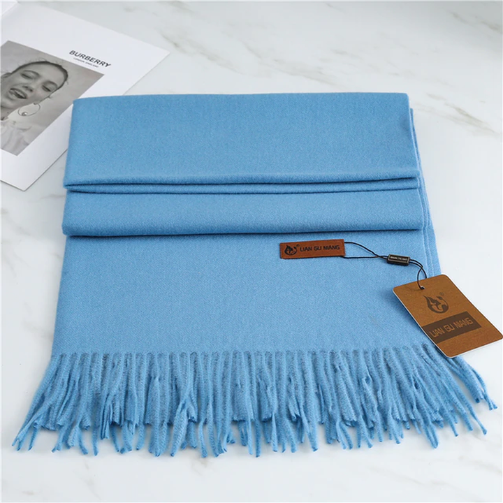 Krystal Cashmere Scarf | Warm and Stylish-Blue-State of Style