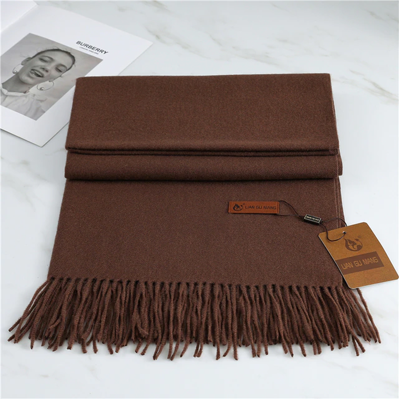 Krystal Cashmere Scarf | Warm and Stylish-Coffee-State of Style