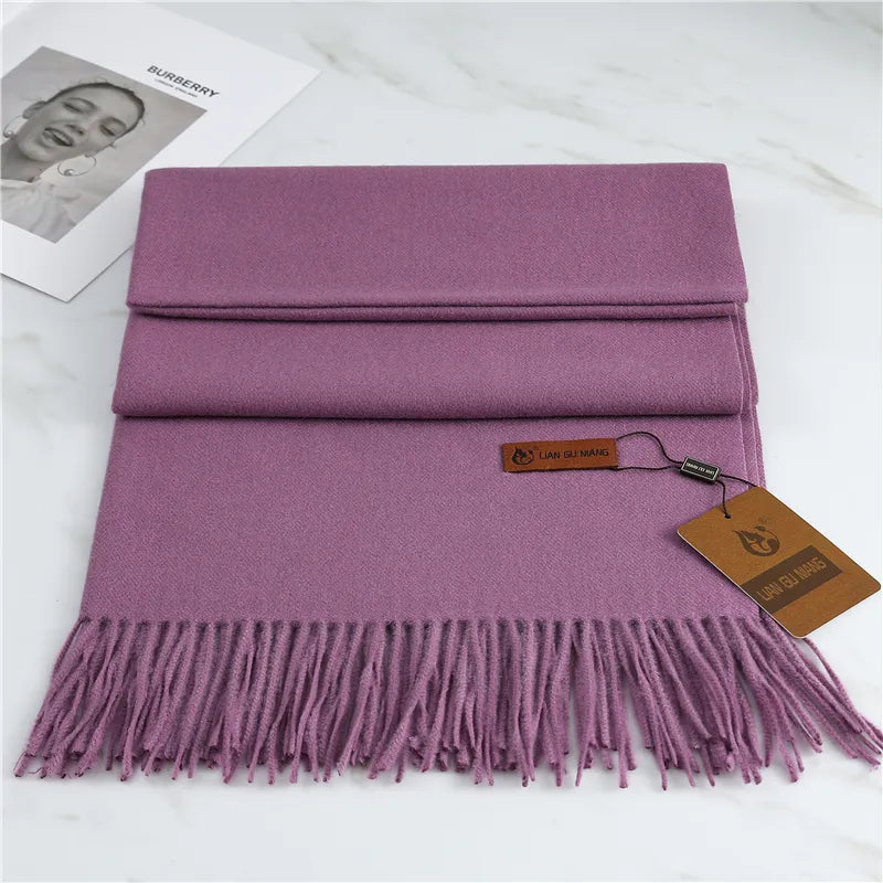 Krystal Cashmere Scarf | Warm and Stylish-Purple-State of Style