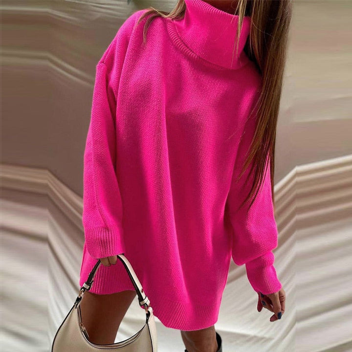 KyrasShirt | Sweater with Collar for Women | Elegant & Cosy Knitwear-Rose Red-S-State of Style