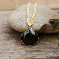 Labradorite Aura Necklace - Selene-State of Style