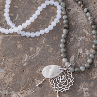 Labradorite, Jade, and Amethyst Mala - Seraphine-Necklace + Bracelet-State of Style