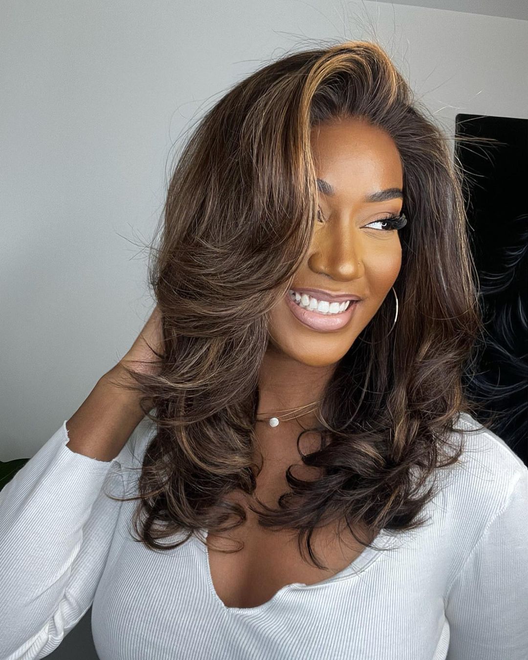 Lace Front Wig with Highlights – Selena-State of Style