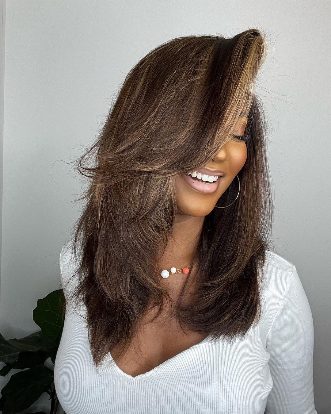 Lace Front Wig with Highlights – Selena-State of Style