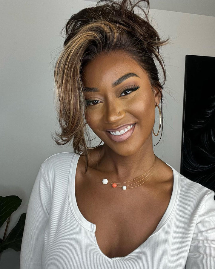 Lace Front Wig with Highlights – Selena-State of Style