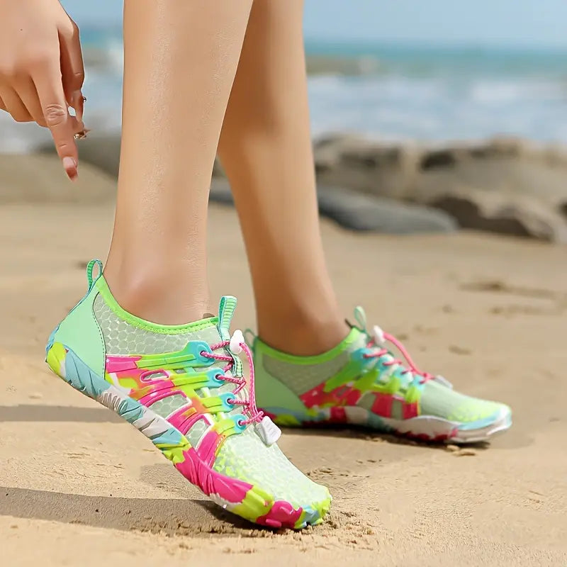 Ladies Barefoot Water Shoes - WaveFlex-Grass green-2.5-State of Style