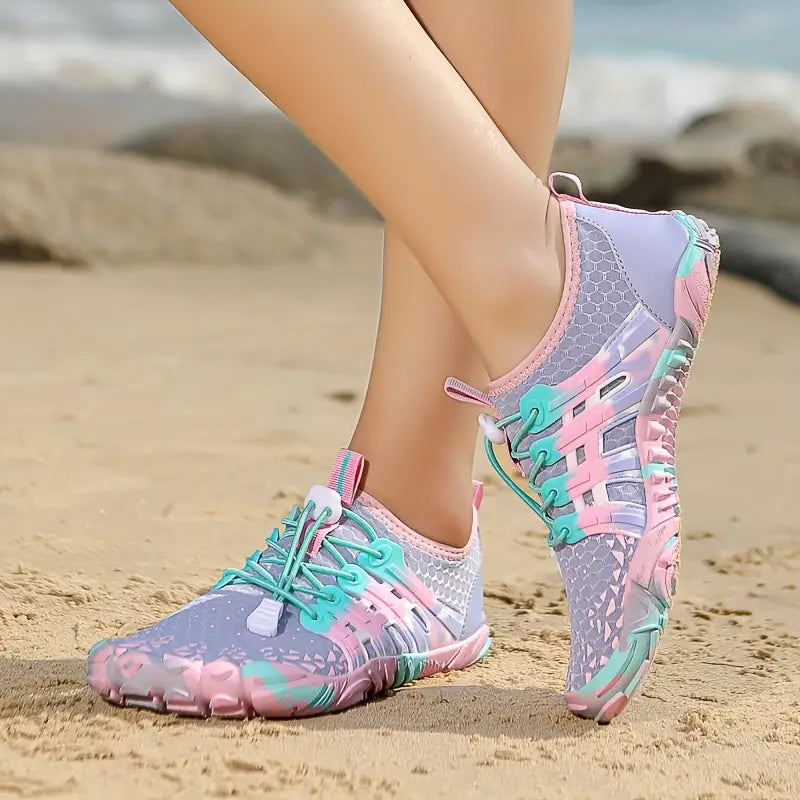 Ladies Barefoot Water Shoes - WaveFlex-Lavender-2.5-State of Style