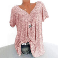 Ladies Boho Summer Blouse with Floral Print - Celeste-Pink-S-State of Style