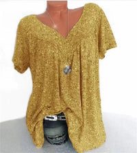 Ladies Boho Summer Blouse with Floral Print - Celeste-Yellow-S-State of Style