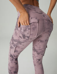 Ladies Cargo Leggings - Nova-Army Pink-S-State of Style