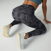 Ladies Cargo Leggings - Nova-Black-S-State of Style