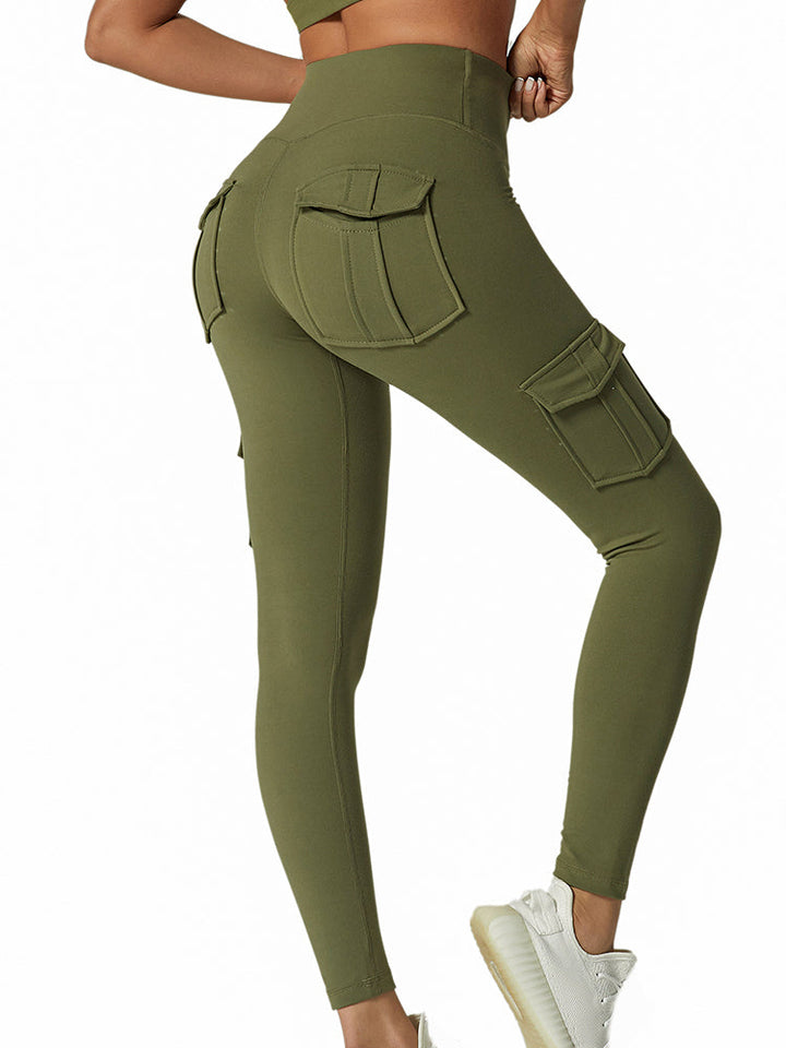 Ladies Cargo Leggings - Nova-Black-S-State of Style
