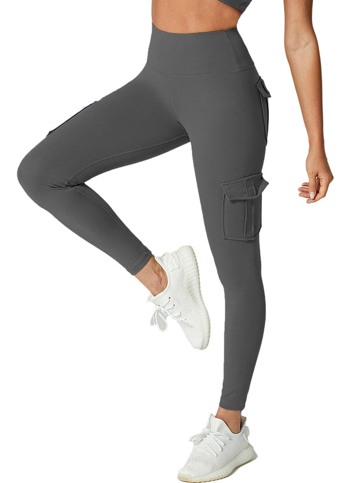 Ladies Cargo Leggings - Nova-Grey-S-State of Style