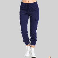 Ladies Cargo Trousers - Nova-Blue-XS-State of Style