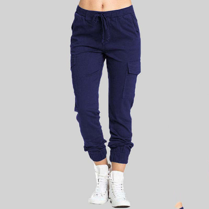 Ladies Cargo Trousers - Nova-Blue-XS-State of Style