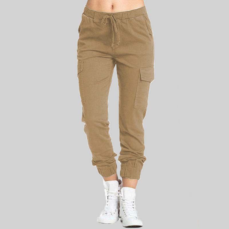 Ladies Cargo Trousers - Nova-Brown-XS-State of Style